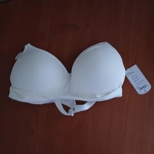 JCPenney White Padded Bra